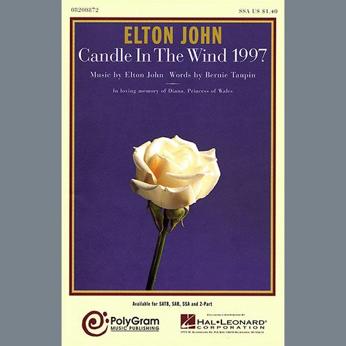 cover: Candle In The Wind (arr. Ed Lojeski), Elton John
