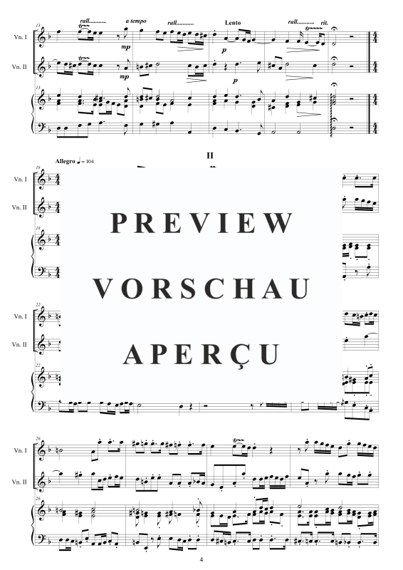 Produktgalerie: Seite 5 von 11 12 Trio Sonatas Op.1, , 2 Violinen und Cembalo