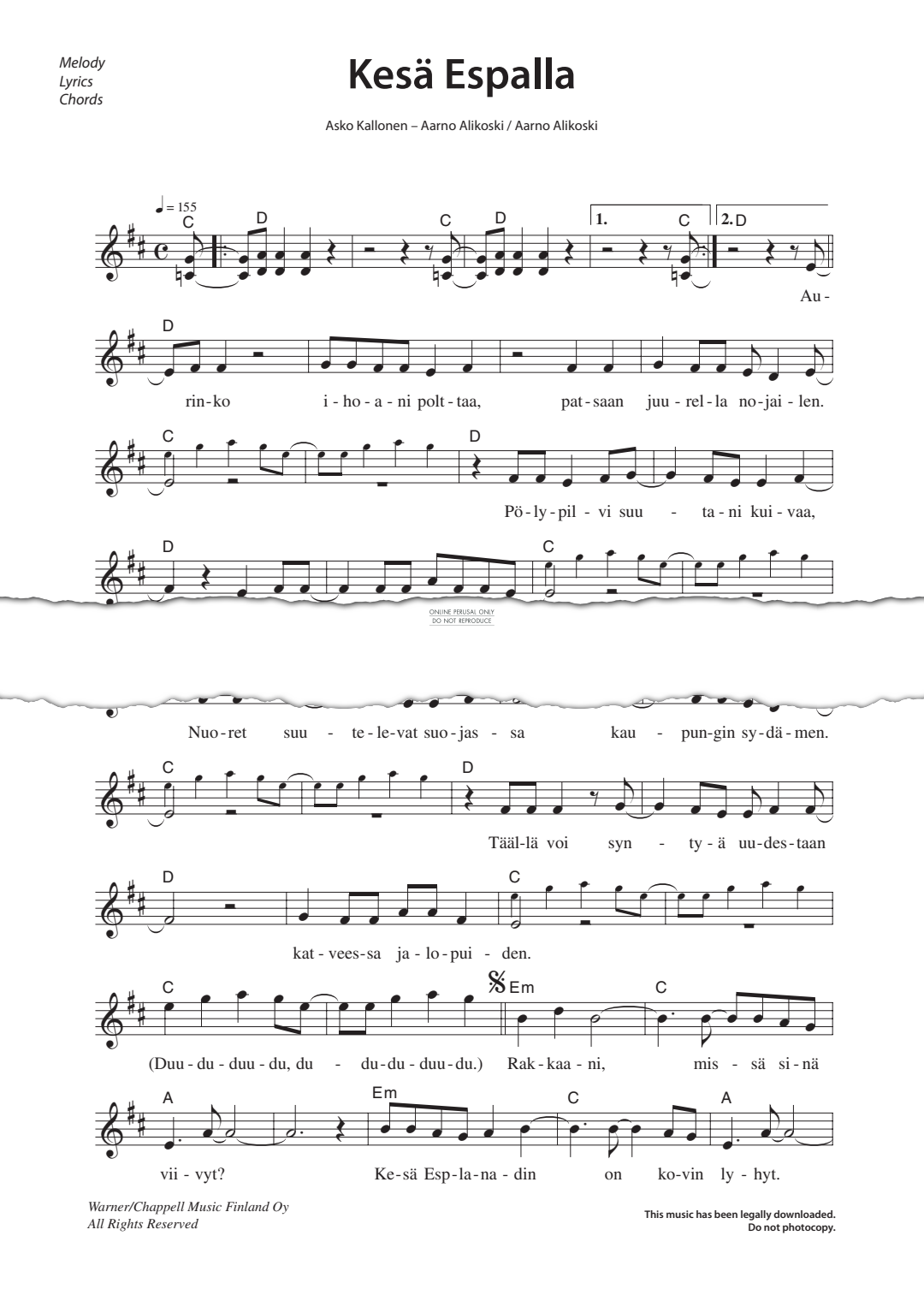 Product gallery: Page 1 of 1 Kesä Espalla, Keba