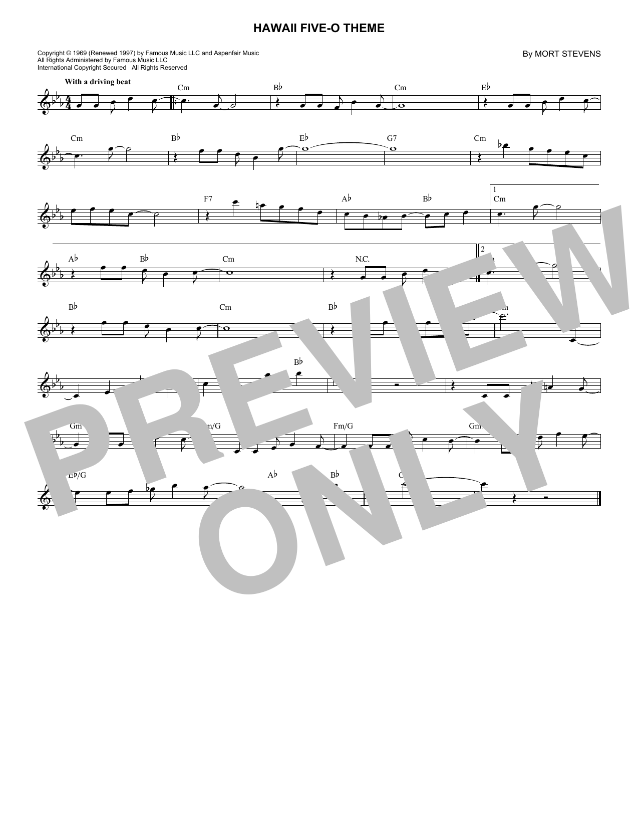 Produktbild zu: Hawaii Five-O Theme