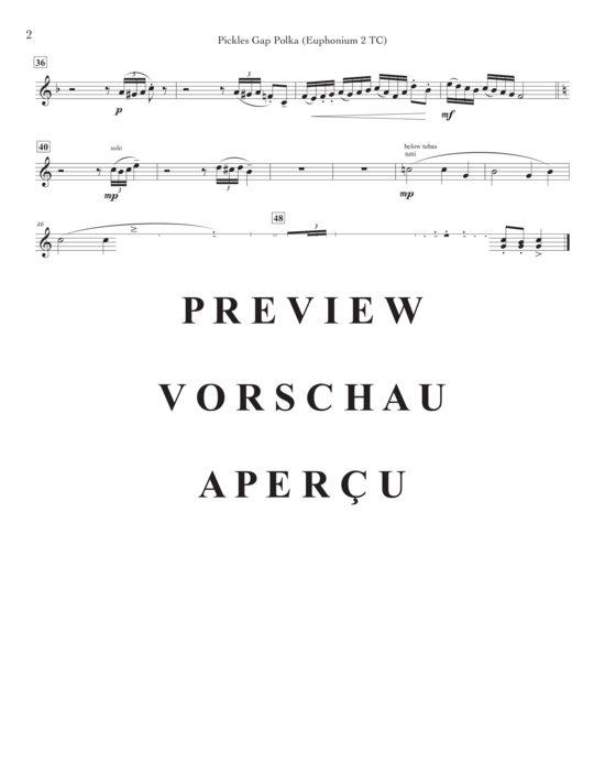 Product gallery: Page 13 of 17 Pickles Gap Polka , , (Tuba Quartett EETT)