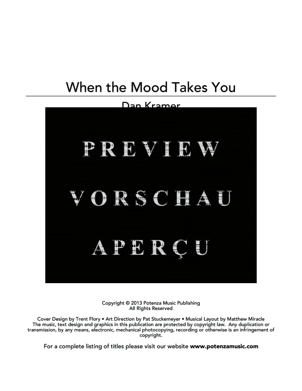 Produktgalerie: Seite 3 von 11 When the Mood Takes You, , (Blechbläser Trio)