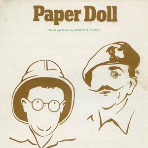 cover: Paper Doll, Johnny S. Black, Klavier