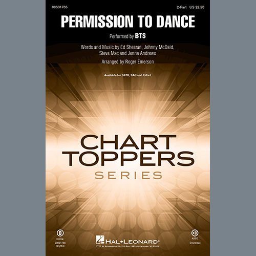 cover: Permission To Dance (arr. Roger Emerson), BTS, Chor