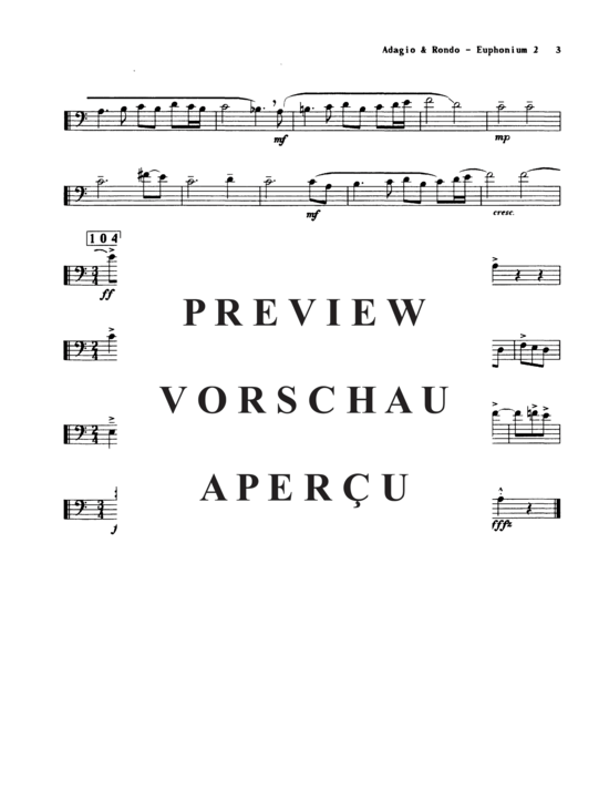 Product gallery: Page 20 of 21 Adagio and Rondo , , (Tuba Quartett EETT)