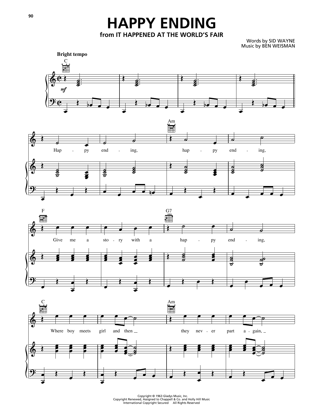 Produktgalerie: Seite 1 von 1 Happy Ending, Elvis Presley, Gesang, Gitarre, Klavier