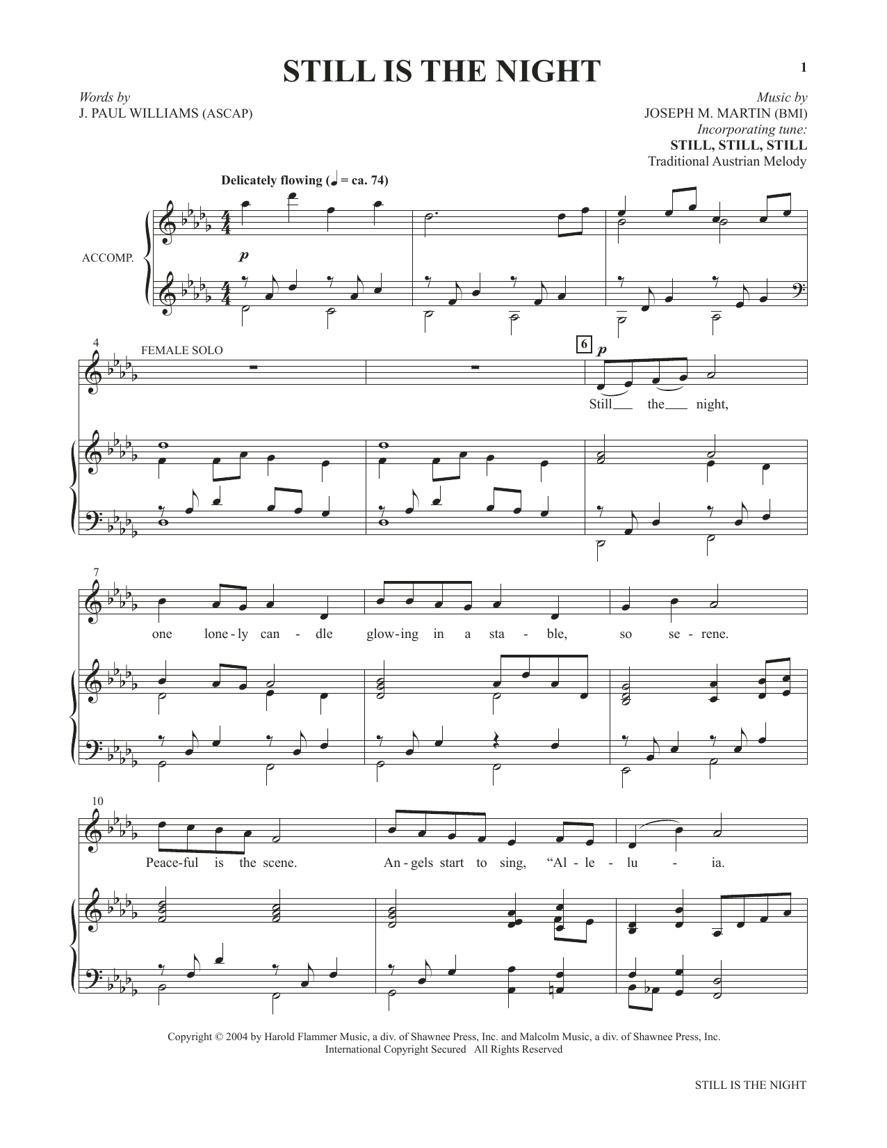 Product picture to: Still Is The Night (from Voices Together: Duets for Sanctuary Singers)