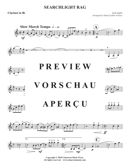 gallery: Searchlight Rag , , (Holzbläser Quintett)