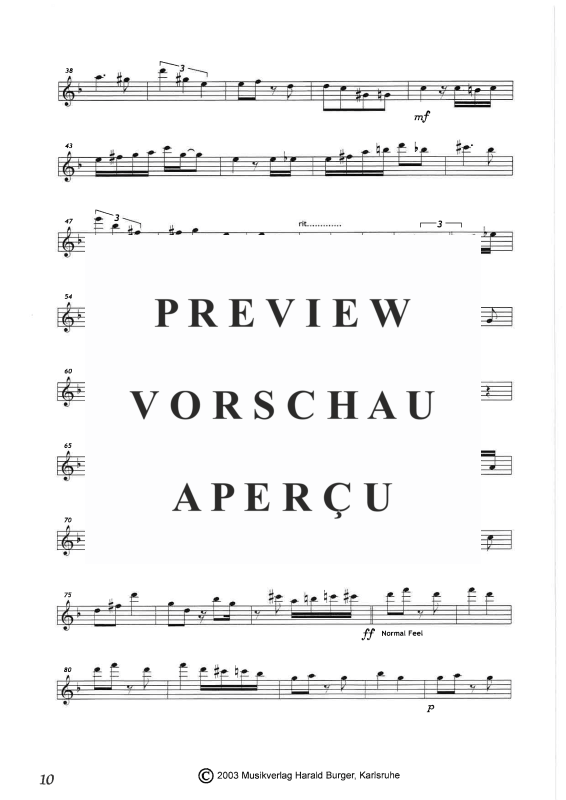 gallery: One Cry For Argentina - Suite für Melodieinstrument & Gitarre, , Querflöte - Einzelstimme