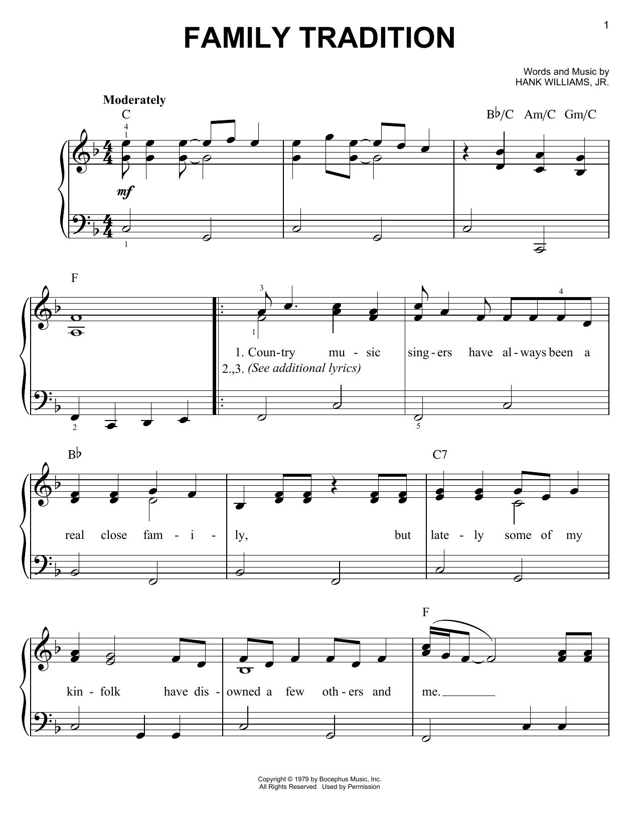 Produktbild zu:  Family Tradition - Hank Williams, Jr.