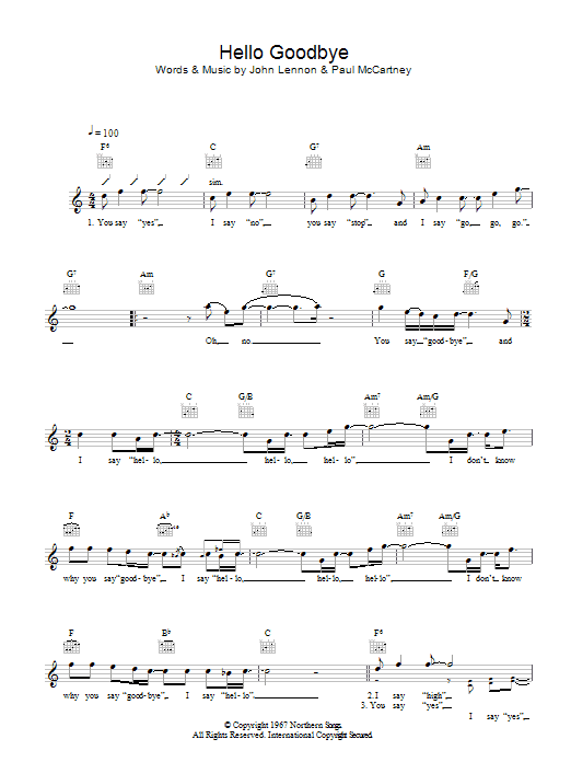 Produktbild zu: Hello, Goodbye