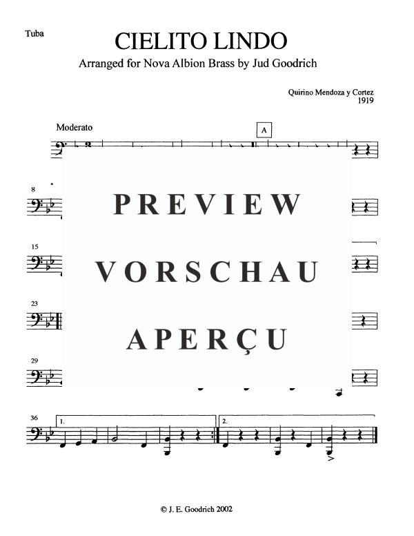 Produktgalerie: Seite 10 von 10 Cielito Linda, , Blechbläser Quintett