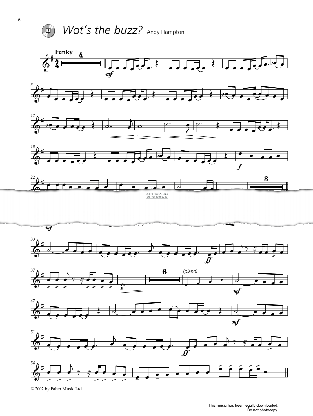 Produktgalerie: Seite 1 von 1 Wot's The Buzz, Andy Hampton, Trompete