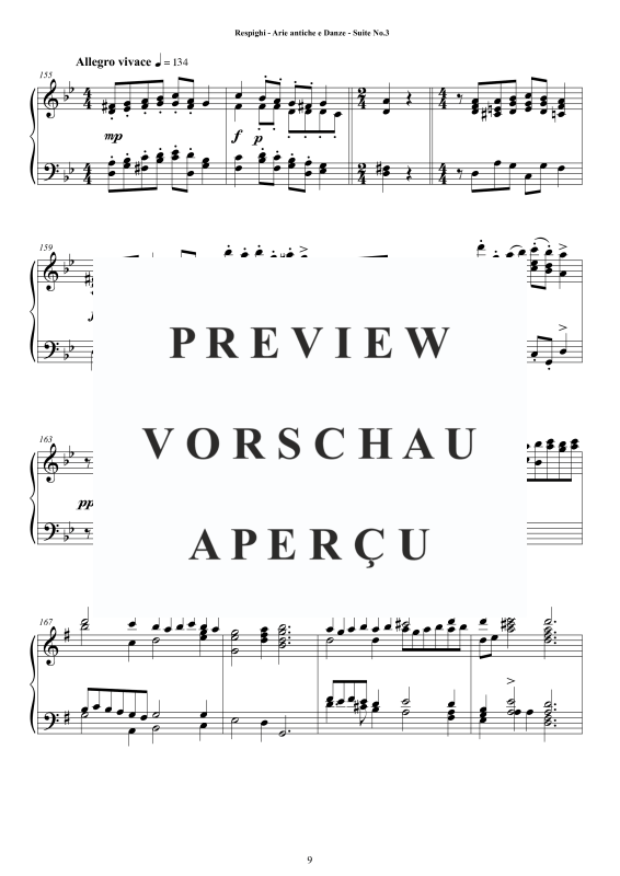 Produktgalerie: Seite 10 von 11 Suite No. 3 - Antiche Arie e Danze, , Klavier Solo
