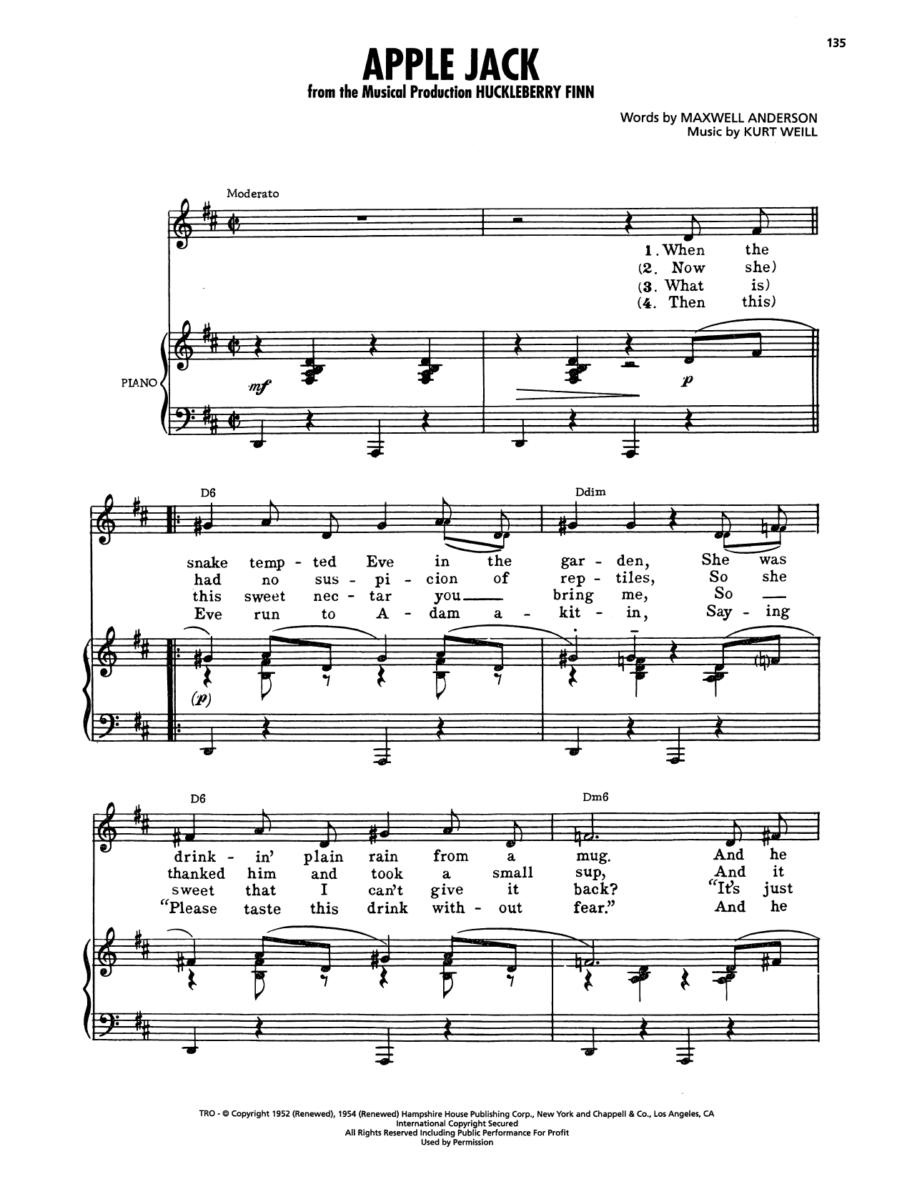 Produktbild zu: Apple Jack (from Huckleberry Finn)