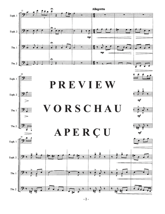 Product gallery: Page 4 of 17 Offertoire , , (Tuba Quartett EETT)