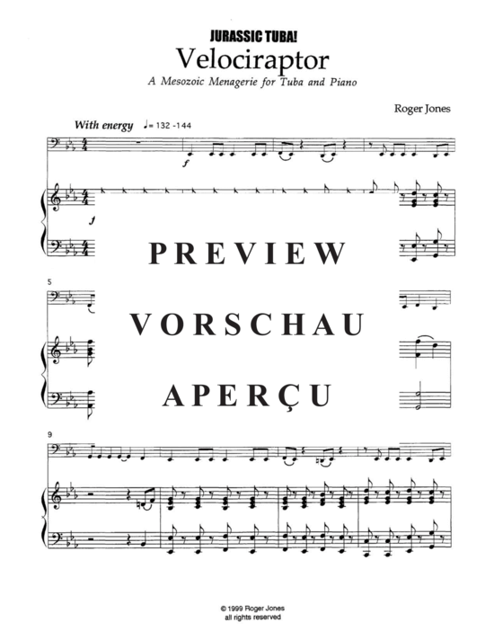 Produktgalerie: Seite 10 von 21 Jurassic Tuba , , (Tuba + Klavier)