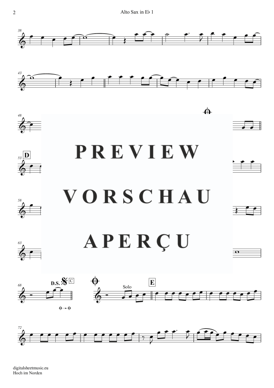 Produktgalerie: Seite 9 von 11 Hoch im Norden, Santiano, (Saxophon Trio AAA(T) + Klavier)