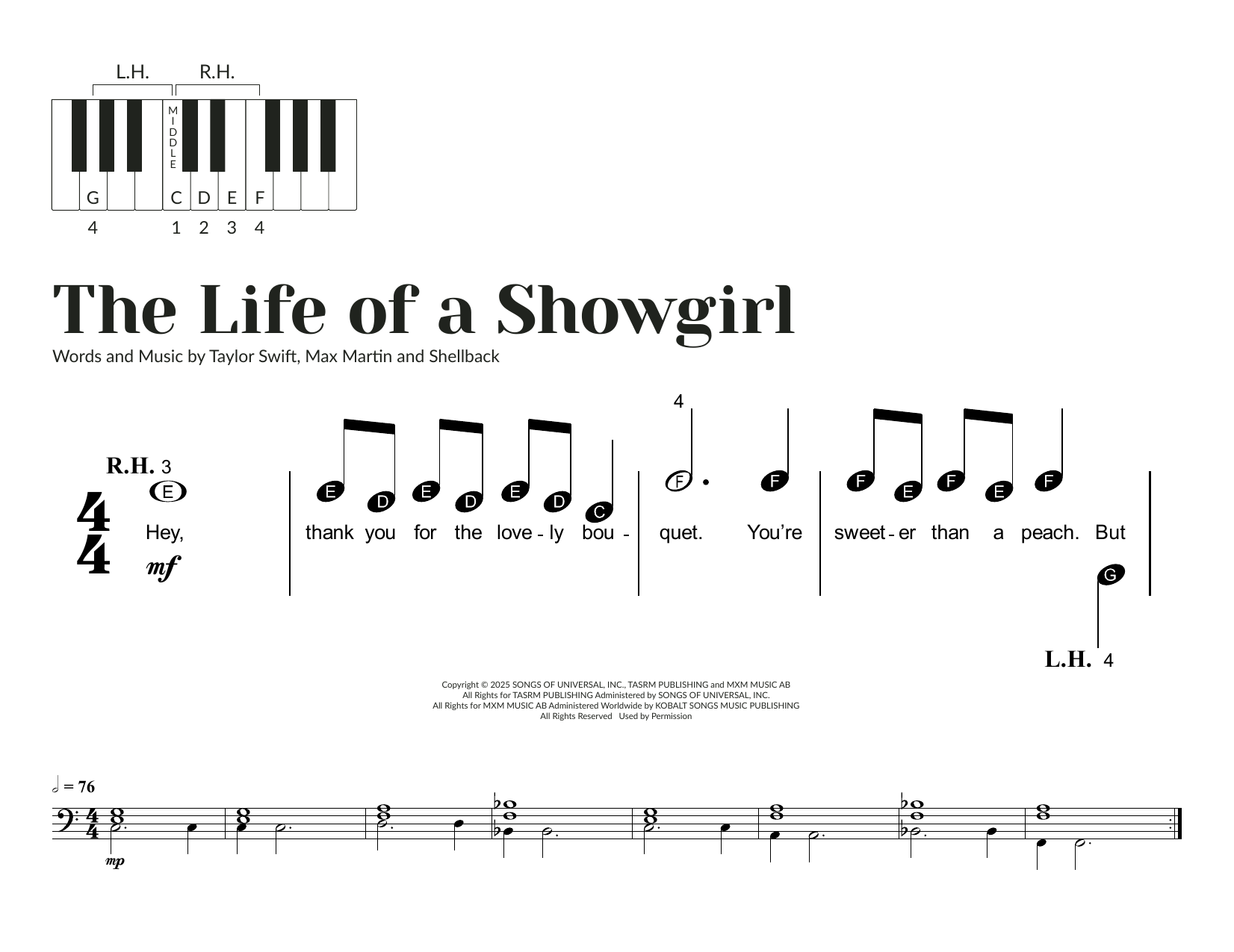 Produktgalerie: Seite 1 von 1 The Life Of A Showgirl (feat. Sabrina Carpenter), Taylor Swift