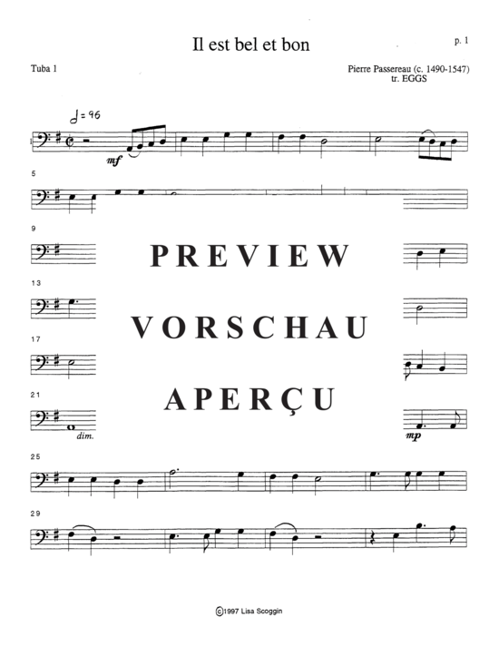 Product gallery: Page 12 of 15 Il est bel et bon , , (Tuba Quartett EETT)