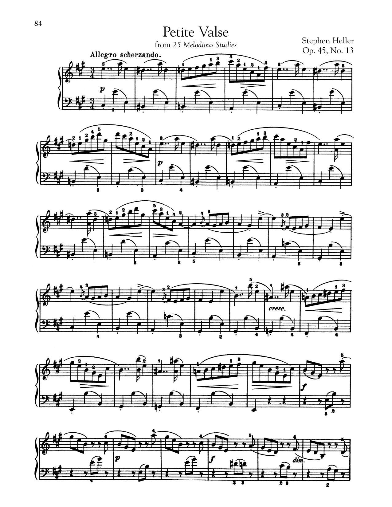 Product picture to: Petite Valse, Op. 45, No. 13