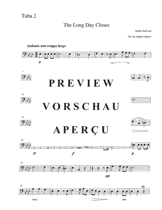Product gallery: Page 9 of 14 The Long Day Closes , , (Tuba Quartet)