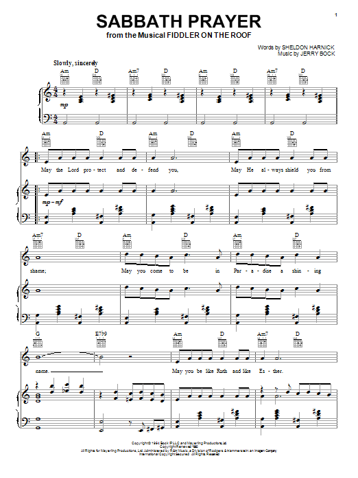 Produktbild zu: Sabbath Prayer