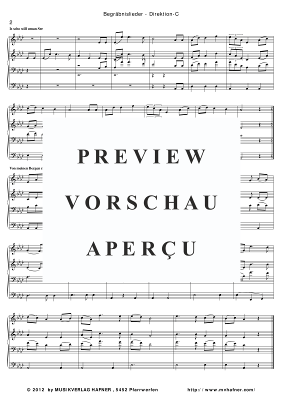 gallery: 14 Begräbnislieder, , (Blechbläser Quartett)