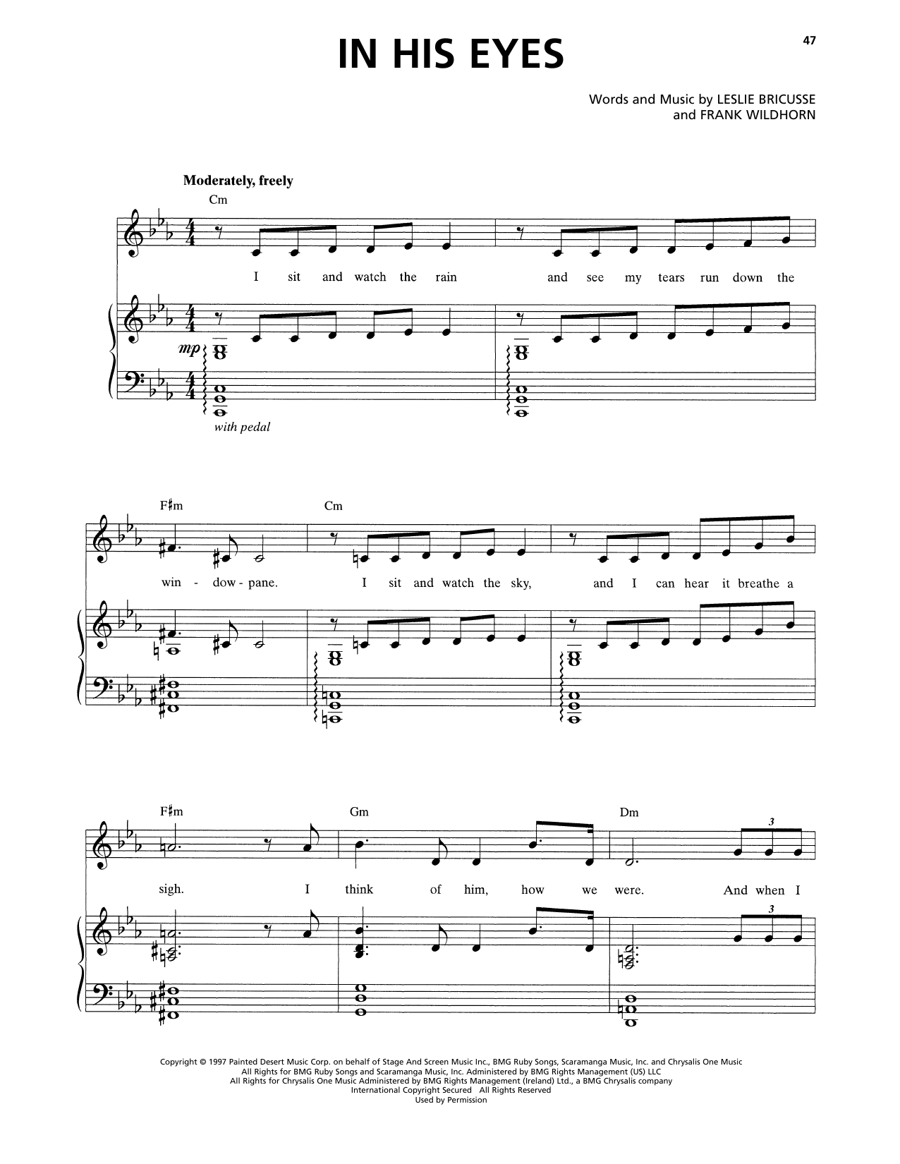 Produktbild zu: In His Eyes (from Jekyll & Hyde) (2013 Revival Version)