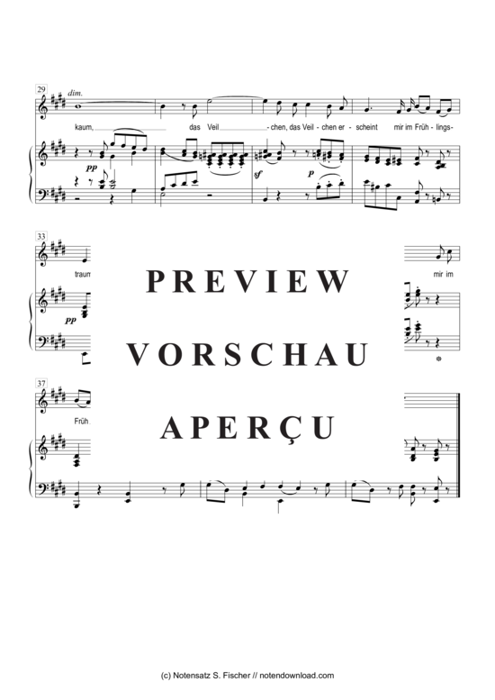 Product gallery: Page 4 of 4 Das erste Veilchen  , , Piano and Voice