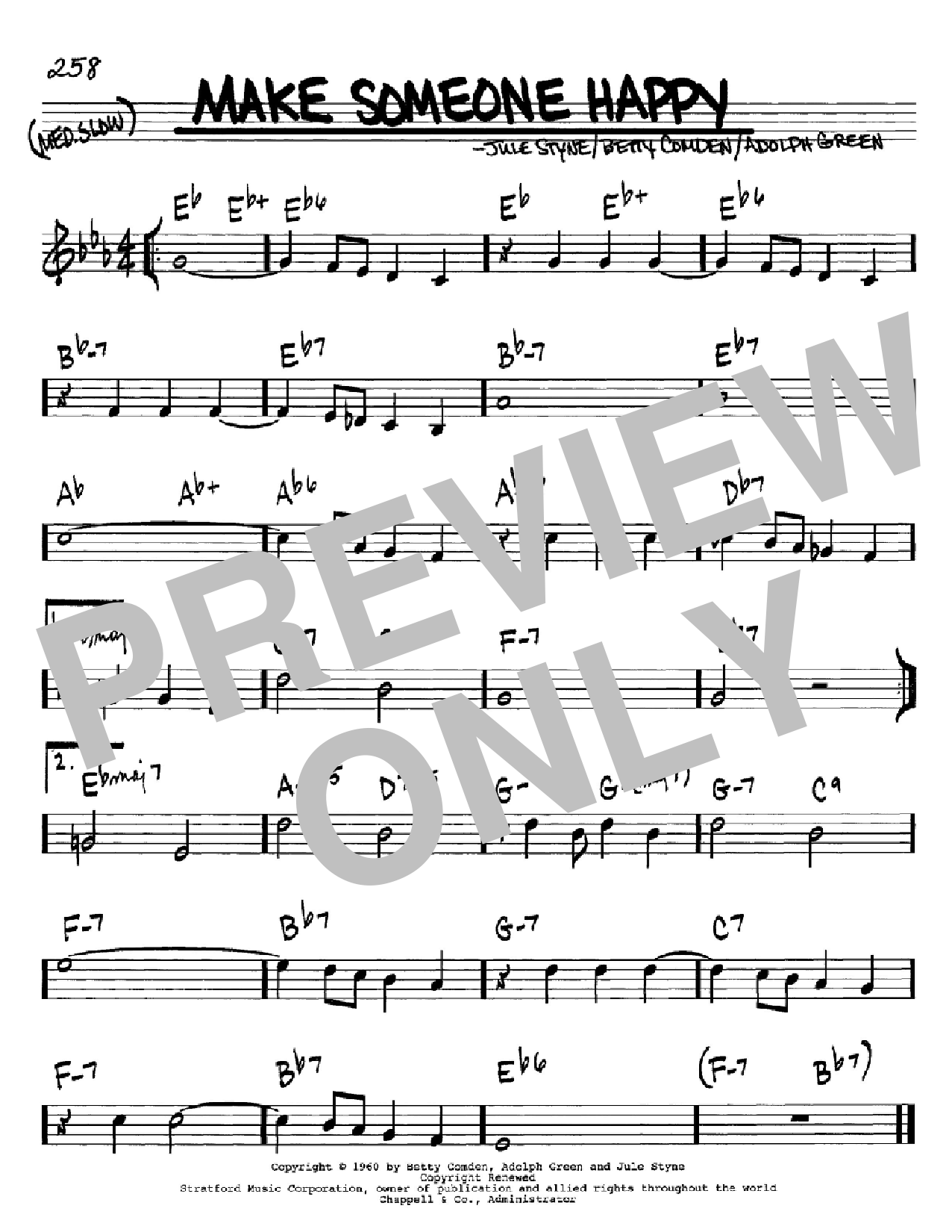 Produktbild zu: Make Someone Happy (from Do Re Mi)