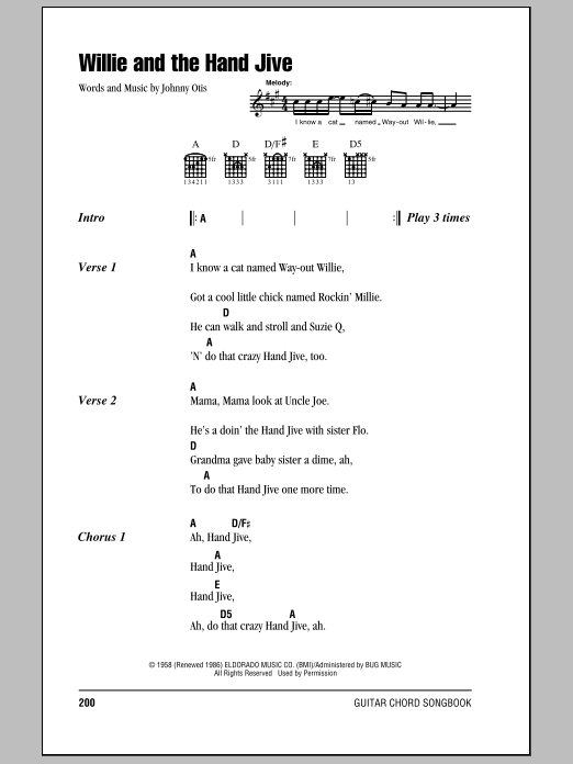 Produktbild zu: Willie And The Hand Jive