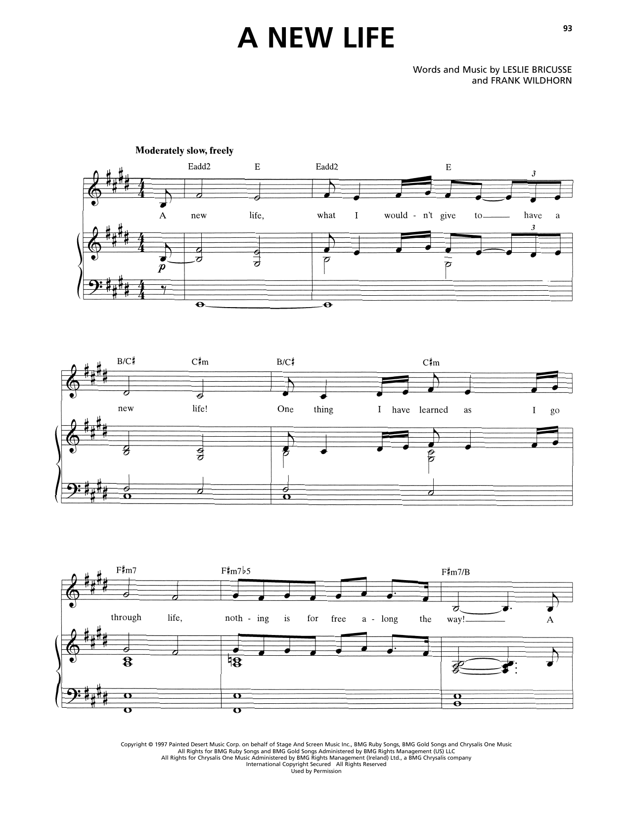 Produktbild zu: A New Life (from Jekyll & Hyde) (2013 Revival Version)