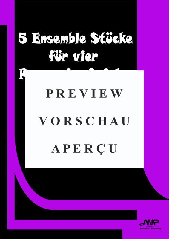 Produktgalerie: Seite 2 von 11 5 Ensemble Stücke für vier Percussion Spieler, , Perkussion Ensemble Quartett