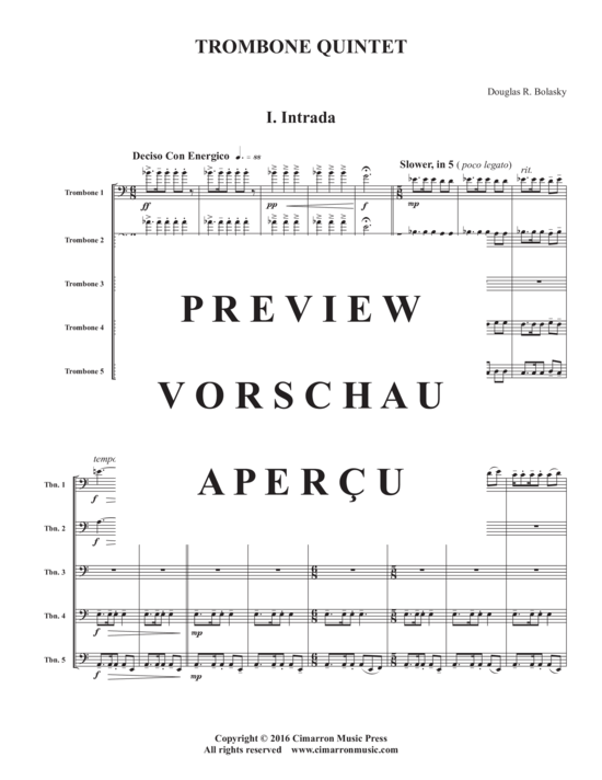 Product gallery: Page 3 of 21 Trombone Quintet , , (Trombone Quintet)