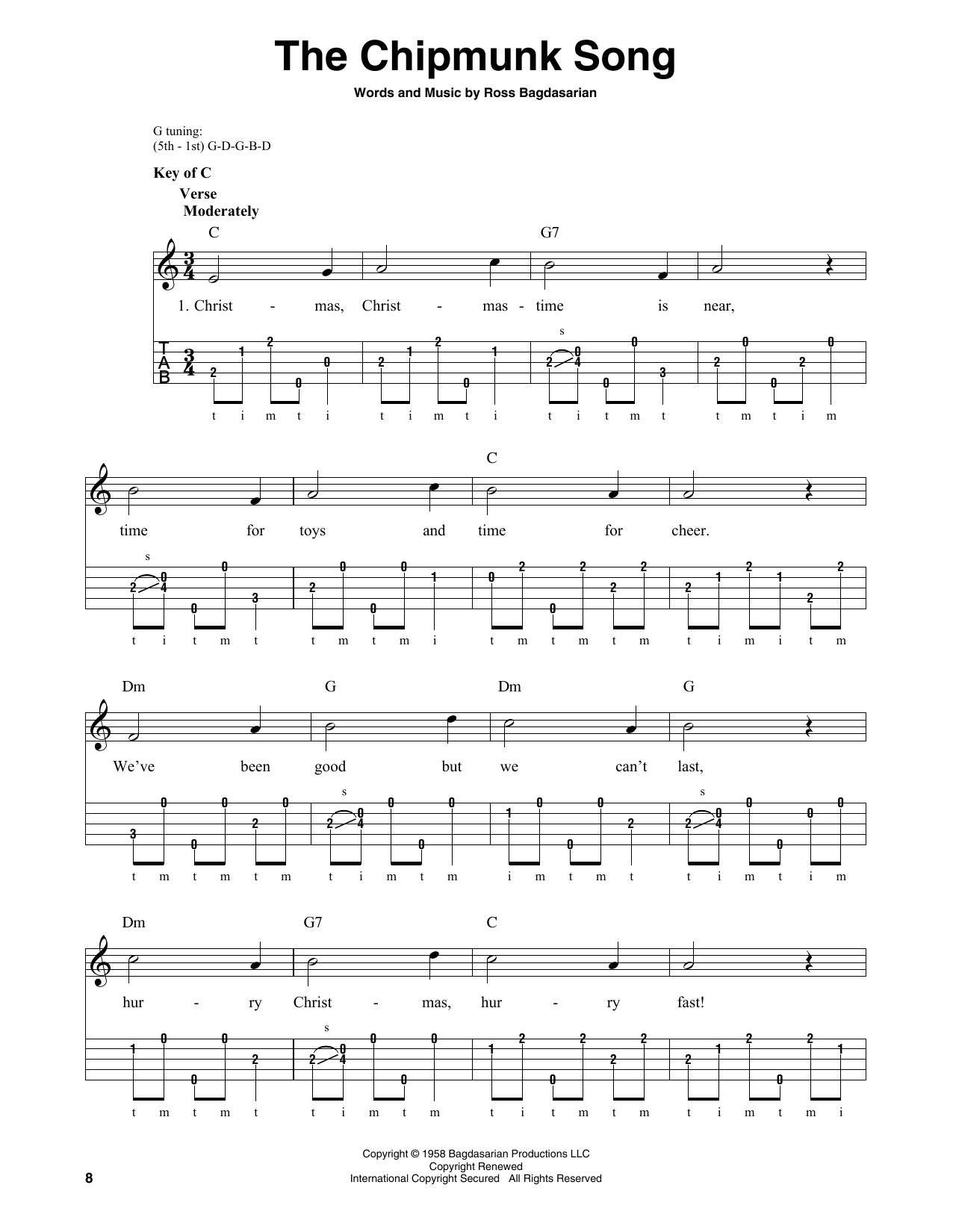 Product gallery: Page 1 of 1 The Chipmunk Song, Ross Bagdasarian