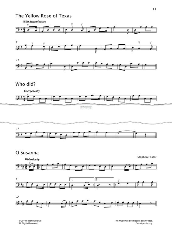 gallery: Who Did?, American Traditional, Violoncello