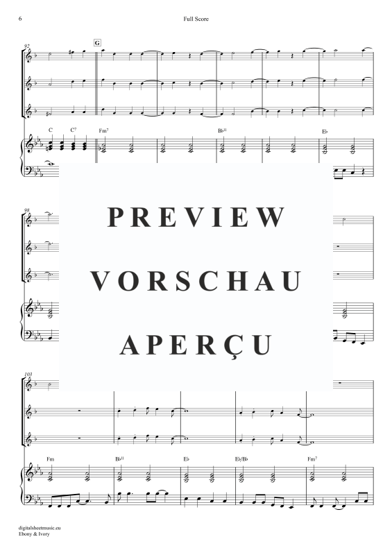 Produktgalerie: Seite 7 von 11 Ebony And Ivory, McCartney, Paul/Wonder, Stevie, (Trompeten Trio + Klavier)