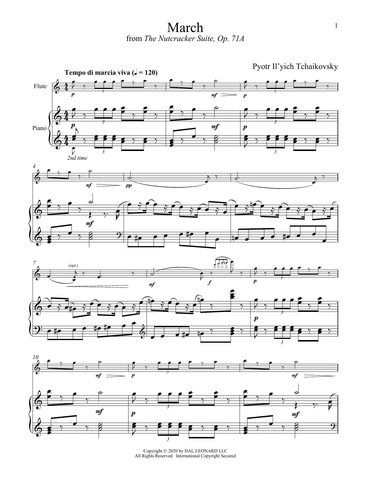 Produktbild zu: March, Op. 71a (from The Nutcracker)