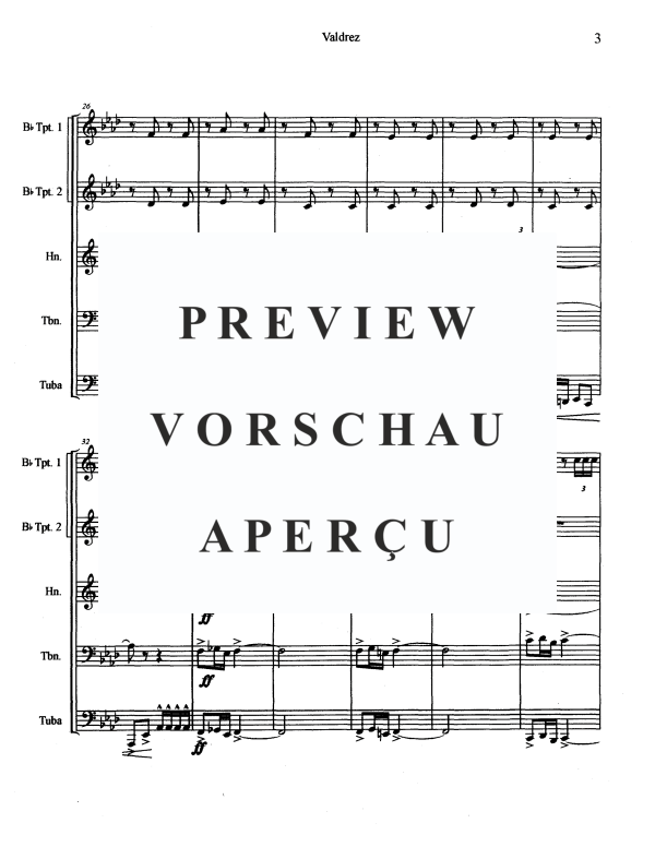 Produktgalerie: Seite 5 von 11 Valdrez, , Blechbläserquintett