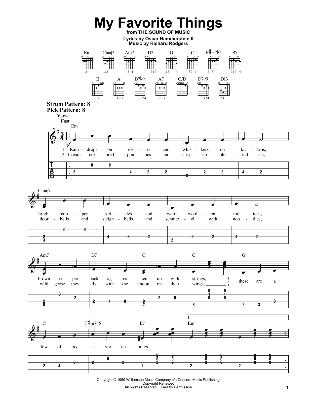 Produktbild zu: My Favorite Things (from The Sound Of Music)