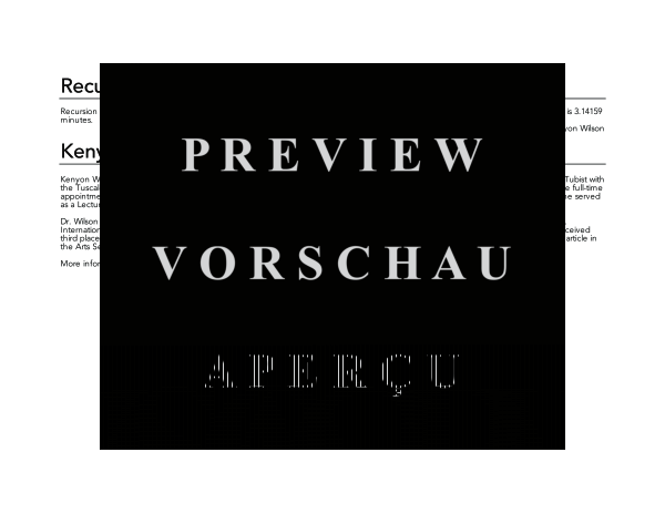 Produktgalerie: Seite 4 von 11 Recursion, , (Posaunen Chor)