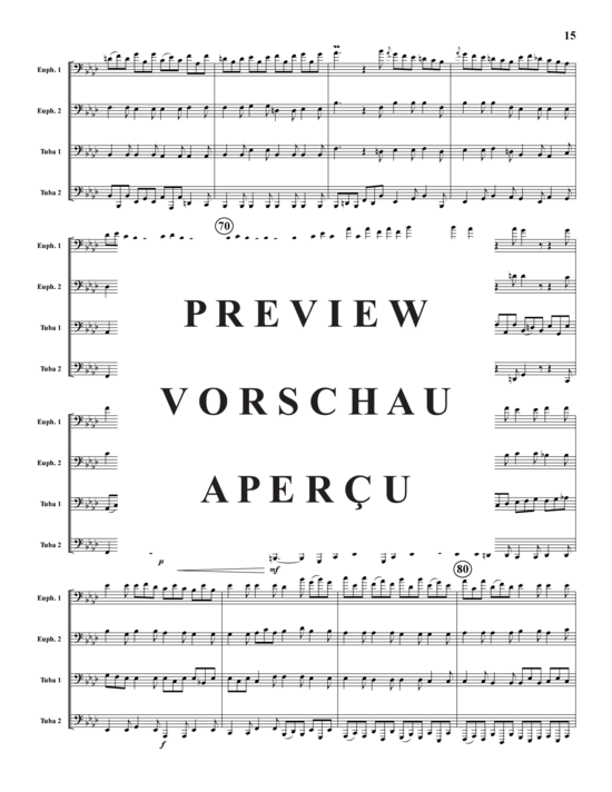 Product gallery: Page 16 of 21 Bach Collection 4 Stücke , , (Tuba Quartet: 2x Baritone, 2xTuba)