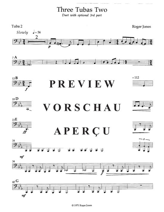Produktgalerie: Seite 9 von 12 Three Tubas Two , , (Tuba Dett + opt. Tuba 3)