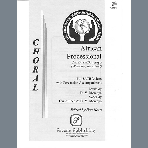 cover: African Processional, D. V. Montoya, Chor