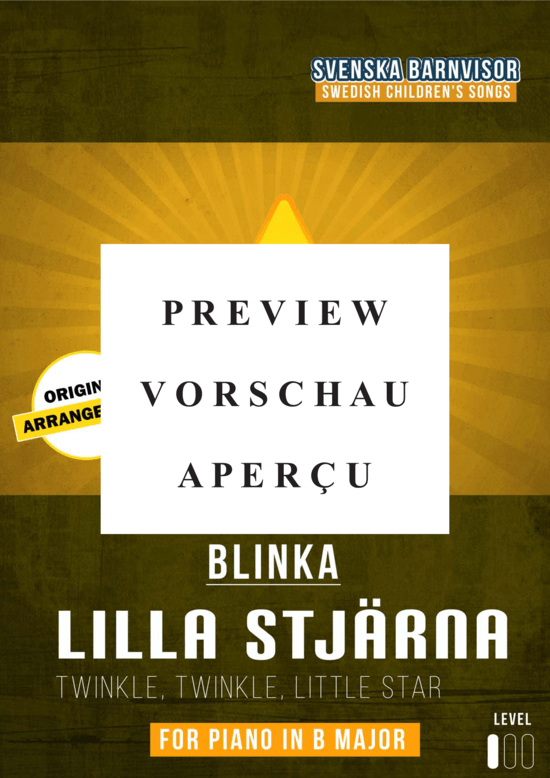 Produktgalerie: Seite 2 von 4 Blinka Lilla Stjärna Där, , (Gesang + Klavier)