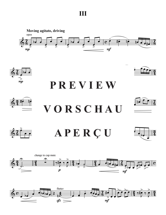 Produktgalerie: Seite 6 von 7 Suite 3 Sätze , , (Trompete Solo)
