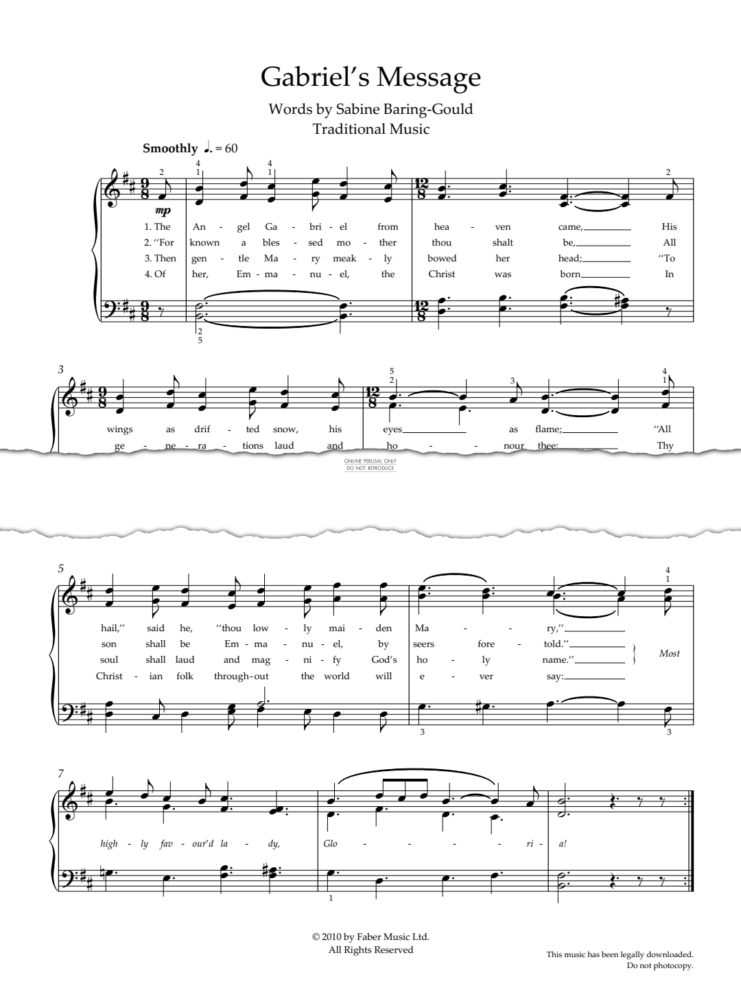 Product gallery: Page 1 of 1 Gabriel's Message, Traditional