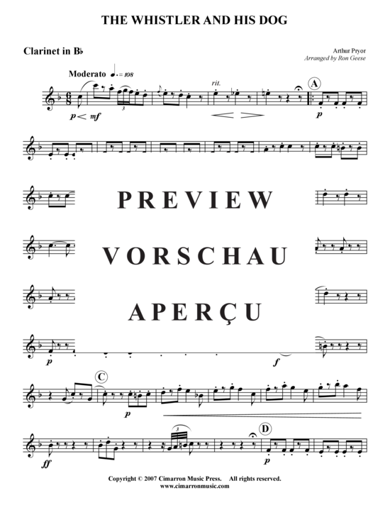 Produktgalerie: Seite 8 von 15 The Whistler and His Dog , , (Holzbläser-Quintett)