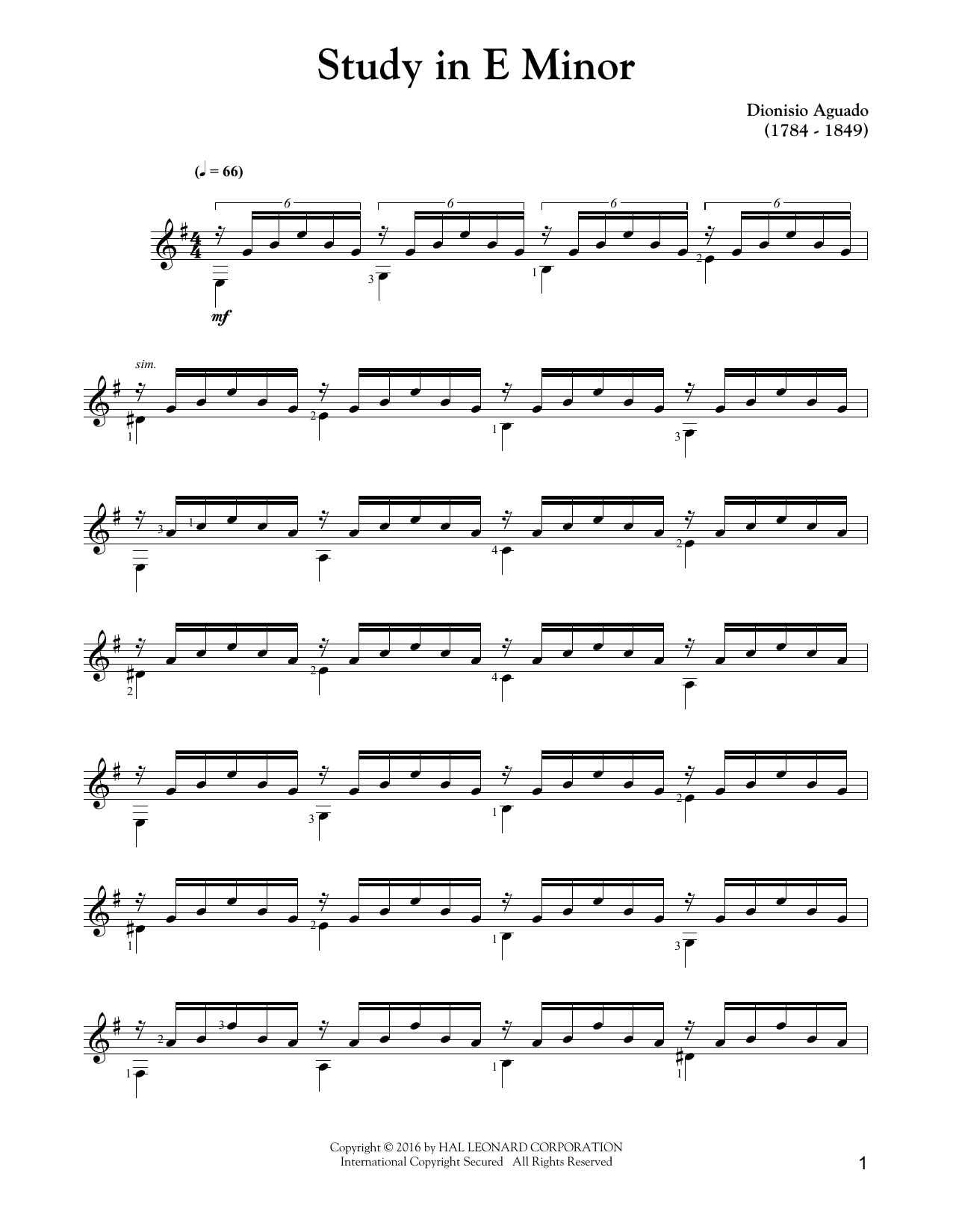 Product picture to: Study In E Minor